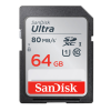 闪迪（SanDisk）64GB 读速80MB/s 至尊高速SDXC UHS-I存储卡 Class10 SD