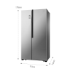 容声(Ronshen)646升冰箱对开门冰箱无霜双开门一级能效风冷无霜家用变频双门电冰箱节能BCD-646WD11HPA