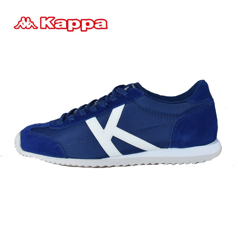 KAPPA/卡帕专柜男鞋运动复古跑鞋情侣鞋春款现货|K0715MM25F 紫蓝色/漂白 44