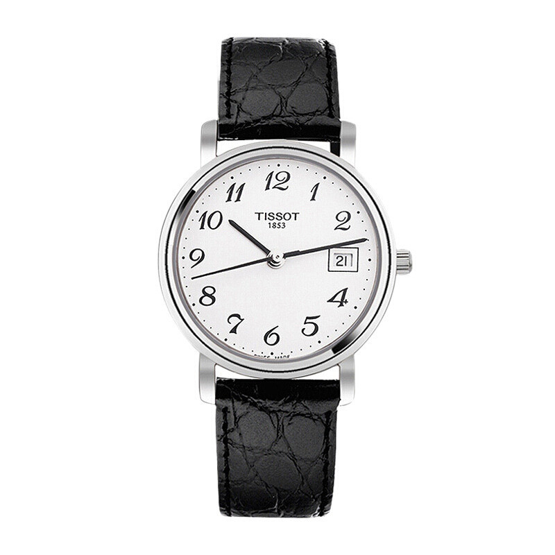 天梭Tissot - 经典系列 T52.1.421.13 男士石英表 27mm女款T52.1.121.12