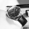 天王表(TIANWANG)手表 山河系列皮带机械表商务男士手表钟表GS5977 白色