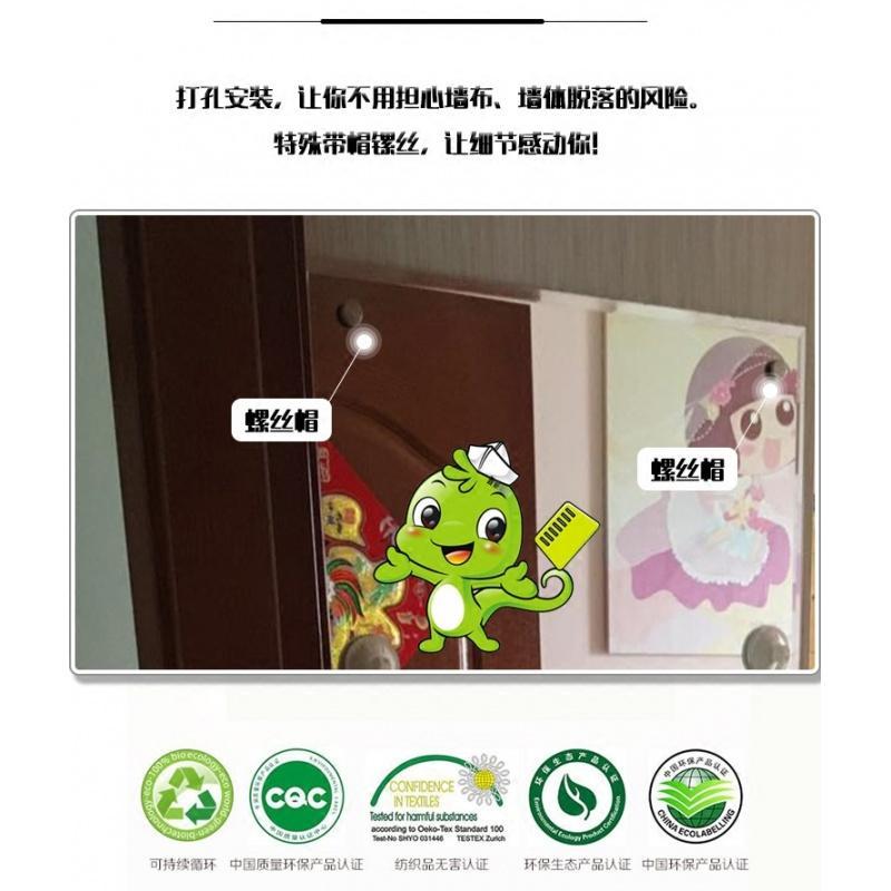 bloves重庆可定制现代欧全身半身壁挂式无框穿衣镜浴室镜练功房镜子_6