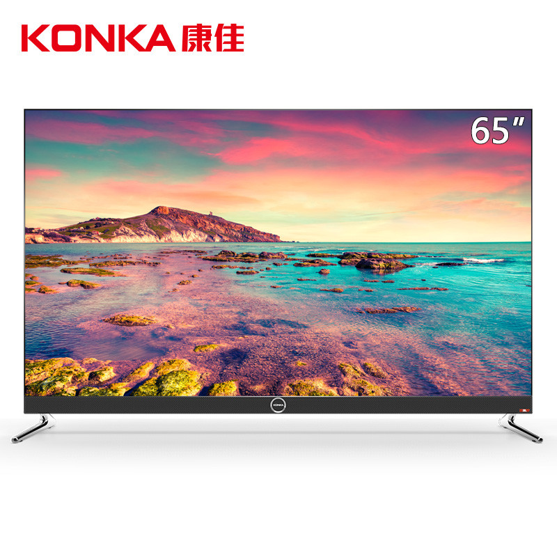 康佳(KONKA)LED65X8S 65英寸无边全面屏 超薄金属机身 人工智能电视