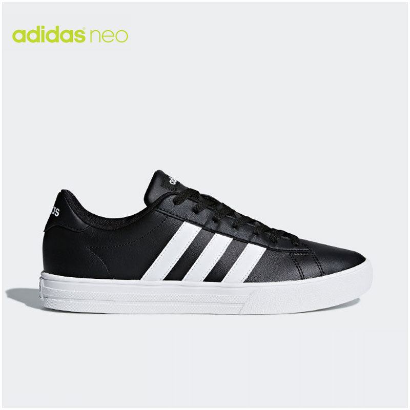 adidasneo/阿迪达斯男黑白休闲低帮复古潮流运动板鞋 1号黑色/亮白 43