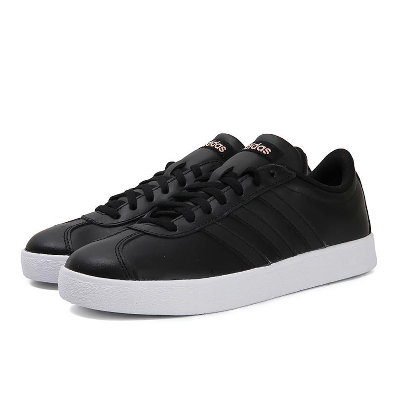 adidasneo阿迪休闲2018女子VLCOURT2.0WCOURT休闲鞋DB0_2 1号黑色 40.5码