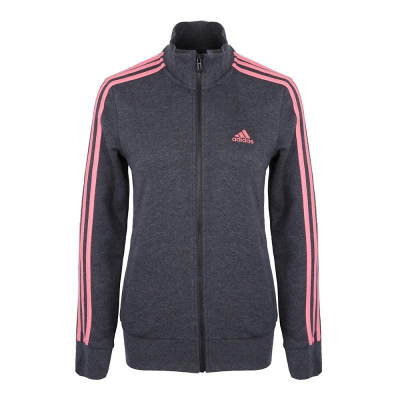 adidas阿迪达斯新款女子女训ESSENTIALS系列针织外套BR2493_3 XS 灰