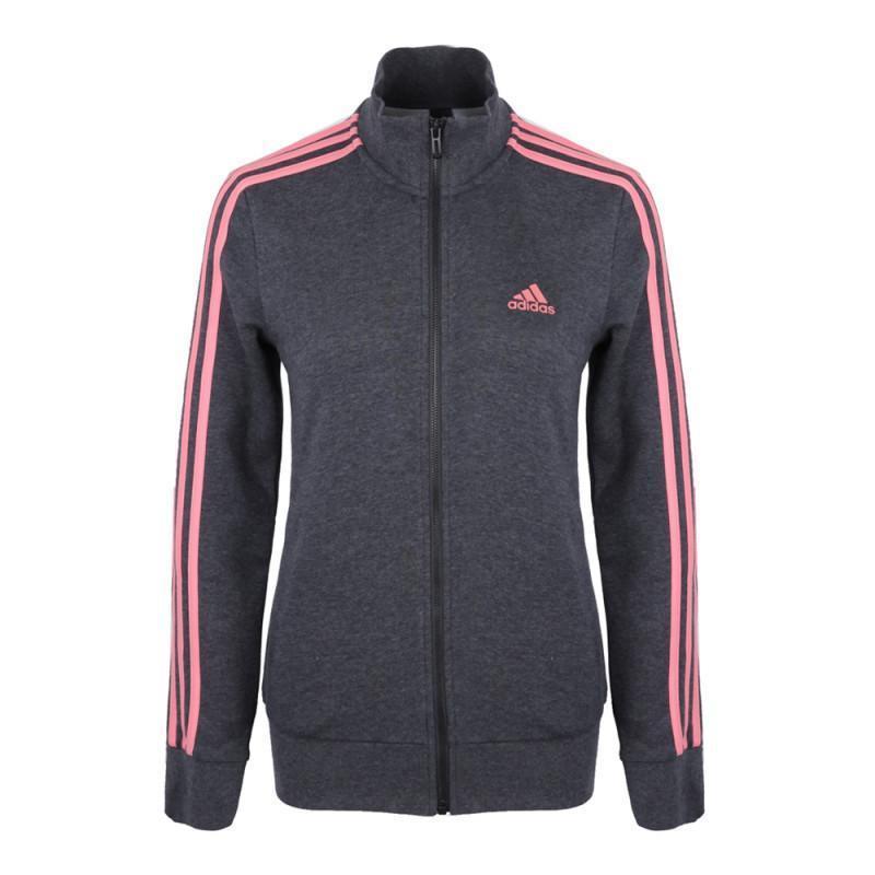 adidas阿迪达斯新款女子女训ESSENTIALS系列针织外套BR2493_4 S 灰
