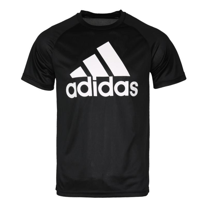 adidas阿迪达斯新款男子功能训练系列T恤BK0936_3 XXXL码 黑色