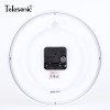 TELESONIC/天王星挂钟 现代简约卧室钟表 圆形客厅时钟静音装饰石英钟 静音扫秒机芯时尚北欧风 9英寸红色【直径23厘米】静音机芯+365天质保