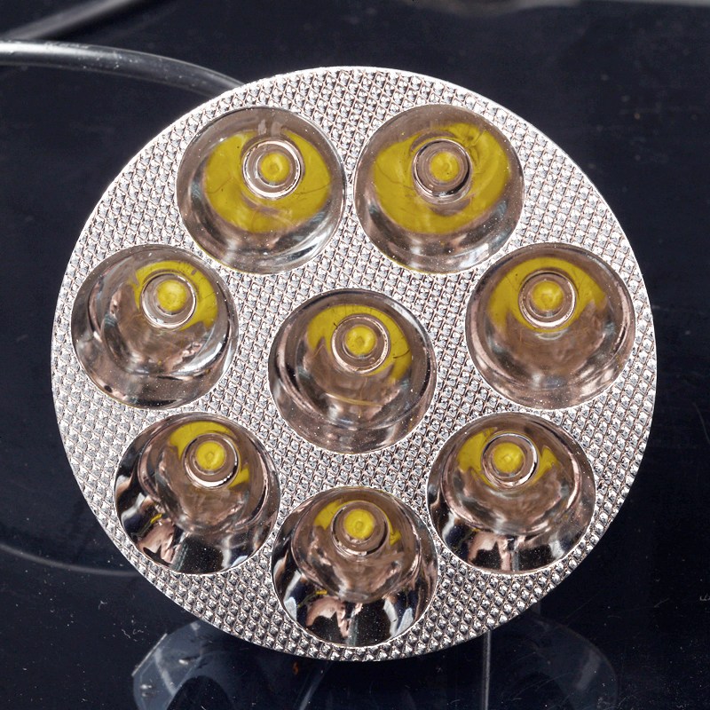 led灯大灯超亮超远代驾车灯宽压96v内置灯摩托车电车远近光电瓶车 内置圆八珠