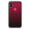 酷猫(my cool cat) 苹果x手机壳 半透渐变钢化玻璃软边硅胶 苹果7 iPhone 8Plus手机保护套全包边 7/8Plus赤焰红
