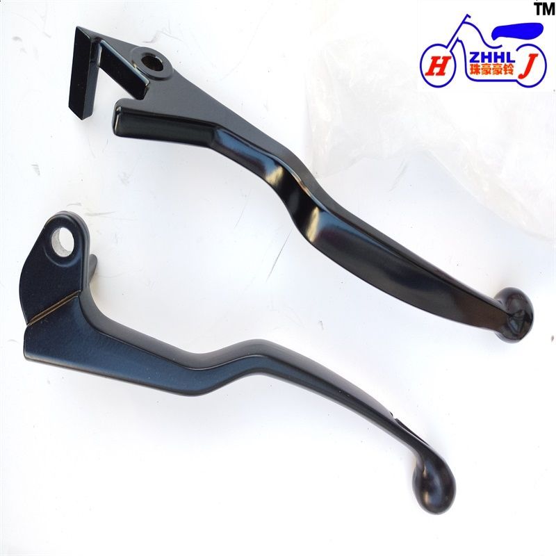 摩托HJ125K离合器手柄EN125刹车手柄左右牛角手柄拉杆正品 右边