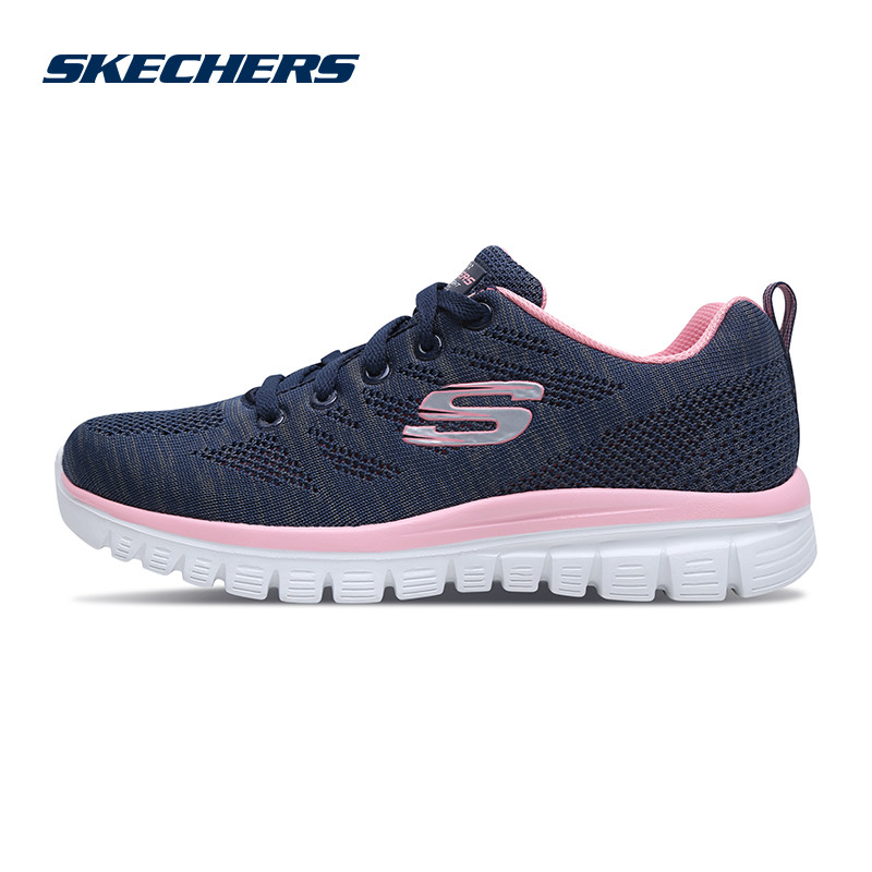Skechers斯凯奇女鞋运动休闲鞋网布透气夏季休闲运动鞋88888071