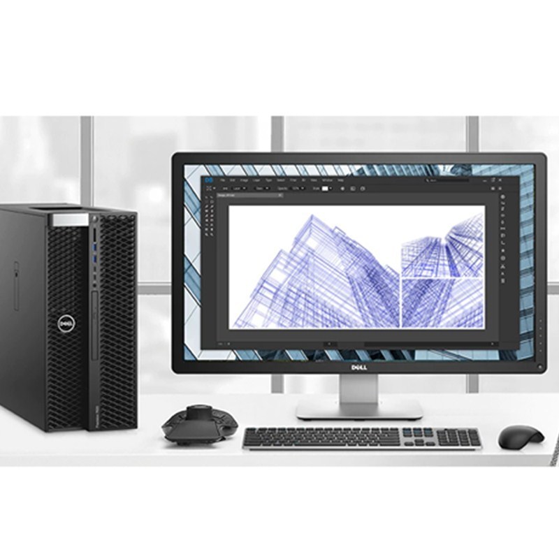 戴尔(dell t7820 图形工作站电脑主机 铜牌3104丨单颗丨6核心|1.