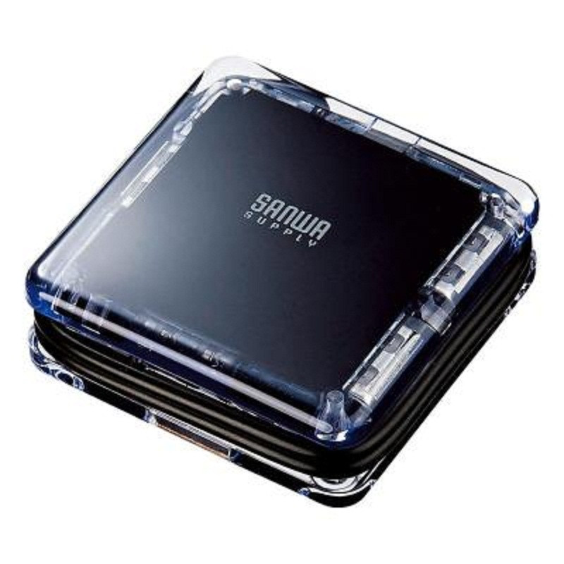 山业(SANWA SUPPLY) 袖珍型USB 黑色 集线器 USB-HUB239BK（单位：个）