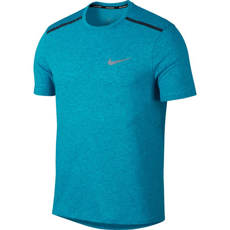 耐克男装nike 2018夏新款男子棉质宽松大码圆领舒适透气运动休闲短袖T恤892814-482 L 天蓝色