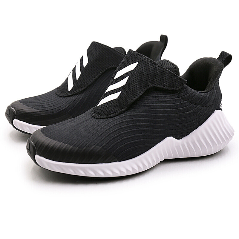 Adidas阿迪达斯童鞋 2018夏秋新款运动休闲舒适透气缓震耐磨儿童跑步鞋AH2627 AH2627 5.5