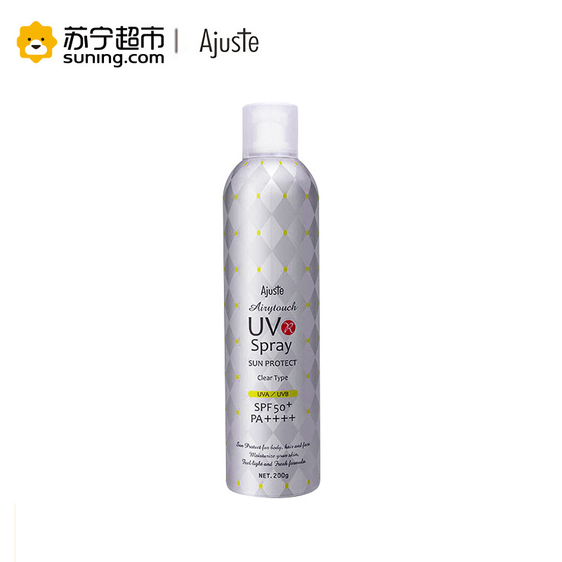 日本Ajuste爱伽丝 防晒喷雾脸全身防水防紫外线 320ml 无香型SPF50