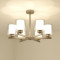 尊阁欧式现代简约LED客厅锌合金创意卧室书房吊灯3109餐厅灯具 3头