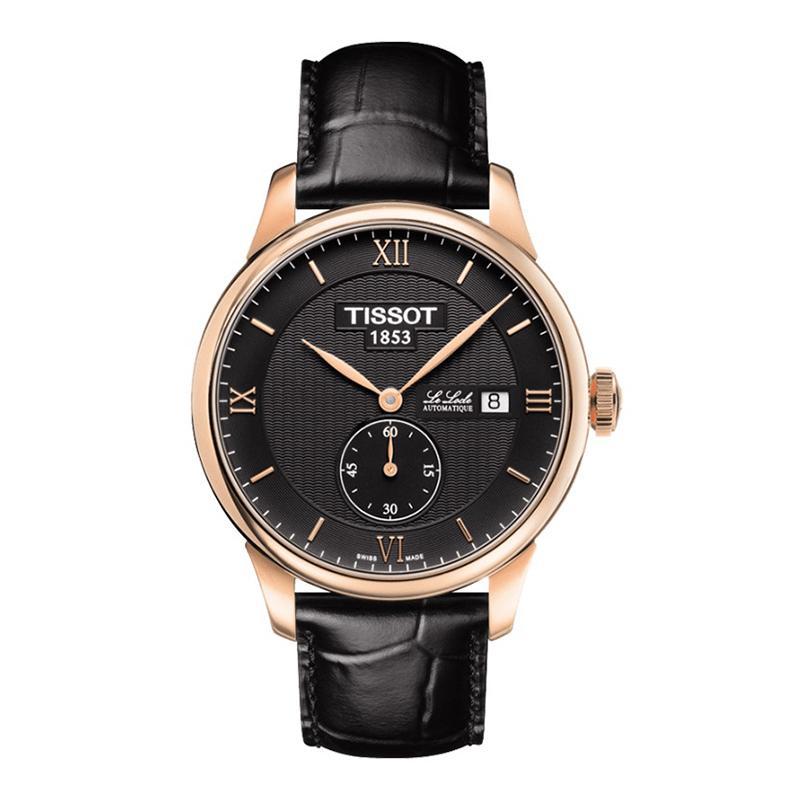 Tissot天梭力洛克系列自动机械男表T006.428.36.058.01 黑色