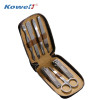 韩国Kowell指甲刀套装家用不锈钢指甲剪修脚刀修甲工具套装棕色