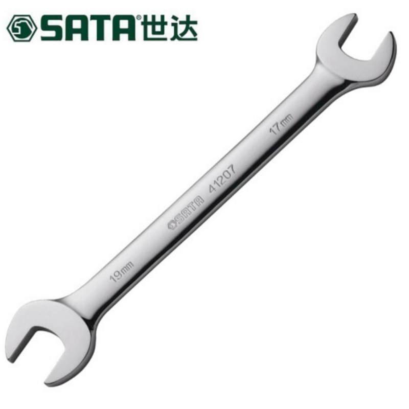 世达（STAT）双头呆开口扳手工具全抛光双开口扳手 12x14MM 41205