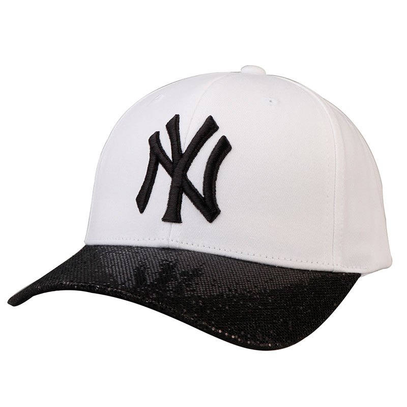 MLB棒球帽NY洋基队男女黑色遮阳帽可调节嘻哈帽鸭舌帽子32CP82711-50W(32CP82611-50_UAo70 32CP82711-50W(32CP82
