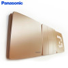 松下开关插座86型usb开关插座面板五孔插座带开关家用墙壁香槟金曲悦金单控开关 开关 一位双控开关