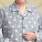 爱心鼠(Aixinshu)加大加肥中老年人睡衣男春秋冬季开衫长袖长裤居家服棉质男士爸爸休闲家居服套装7604 XL码 8号款