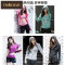 欧卡奥品牌瑜伽服套装女2018新款速干衣宽松专业晨跑健身房健身服跑步运动套装女_2 XXXL 印花深灰五件套