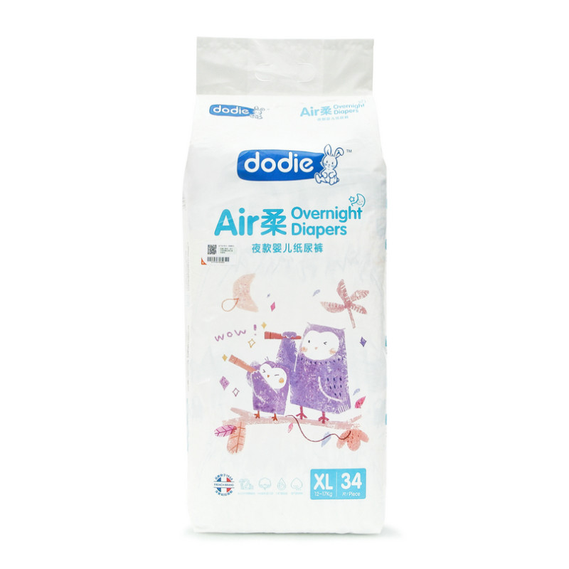 dodie Air 柔 · 夜款婴儿纸尿裤（XL）34片