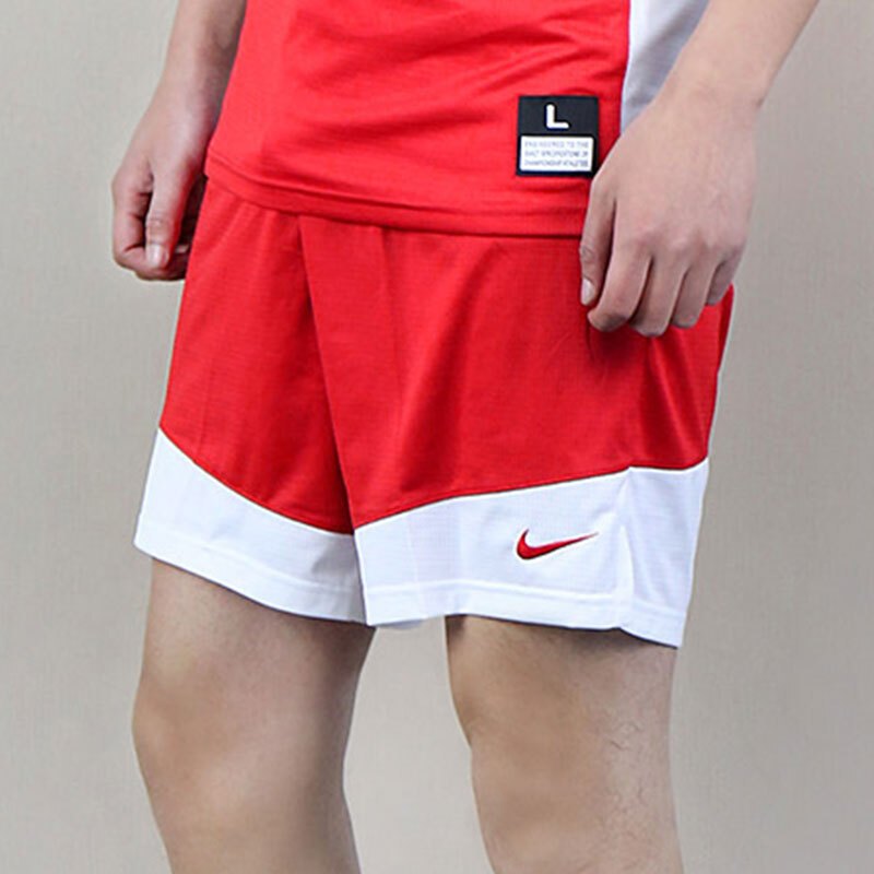 NIKE耐克男裤 2018夏季新款篮球训练宽松透气舒适轻便运动裤休闲短裤 867769-658 XL 红色867769-658