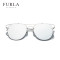 FURLA/芙拉新款潮男女款太阳眼镜半金属边框圆脸驾驶镜SFu106 SFU10656300G