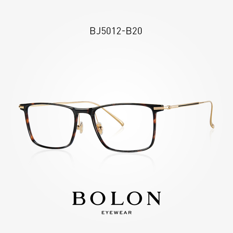 BOLON暴龙2018新款男光学镜框架方形全框近视镜舒适眼镜架BJ5012 B20玳瑁色