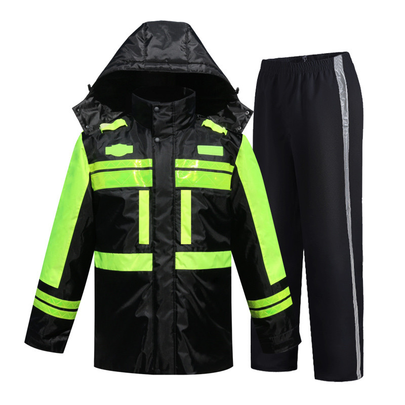 谋福 保暖 雨衣套装（L-3XL) 15755515879（套） - 黑色