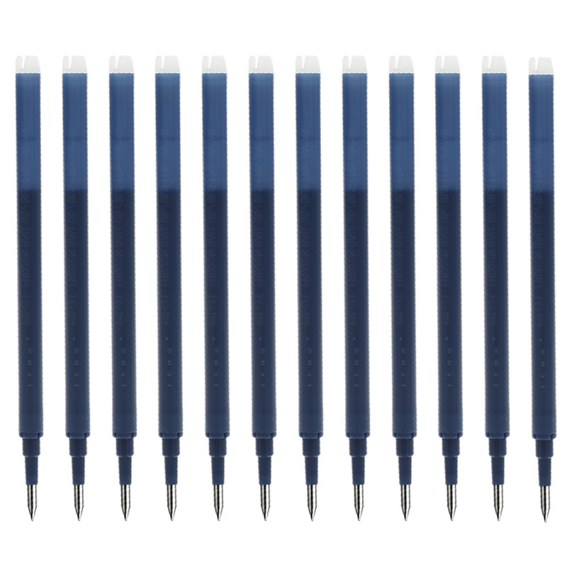 百乐（PILOT） BLS-FR5热可擦笔芯0.5mm （适用于LFBK-23/20EF笔 ) 笔芯替芯 蓝黑12支装