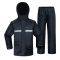 谋福 加厚 双层 雨衣套装（XL-5XL) 11347032895（套）-- 黑色