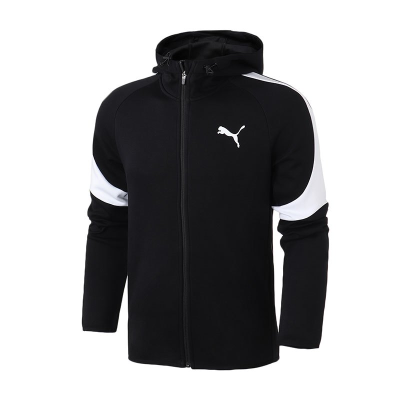 PUMA彪马运动服男装运动针织外套85375201 S 85375201黑色