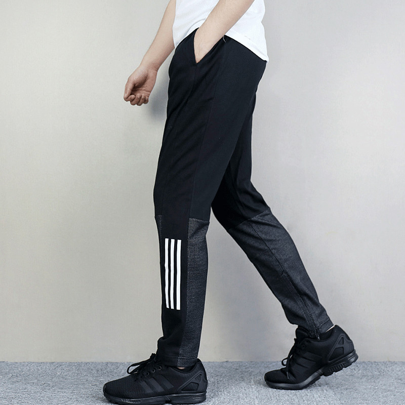 Adidas阿迪达斯男裤 2018夏秋新款运动休闲舒适透气跑步训练长裤DH9093 XS DH9093