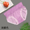 [混色]潮人中腰性感内裤透气无缝收腹蕾丝花边少女裤衩纯色均码蕾丝花边三角内裤混色2个均码( 默认尺寸 混色2个