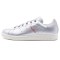 ADIDAS阿迪达斯三叶Smith秋季女子舒适经典休闲鞋板鞋-B41750 银金属/浅蓝 36.5