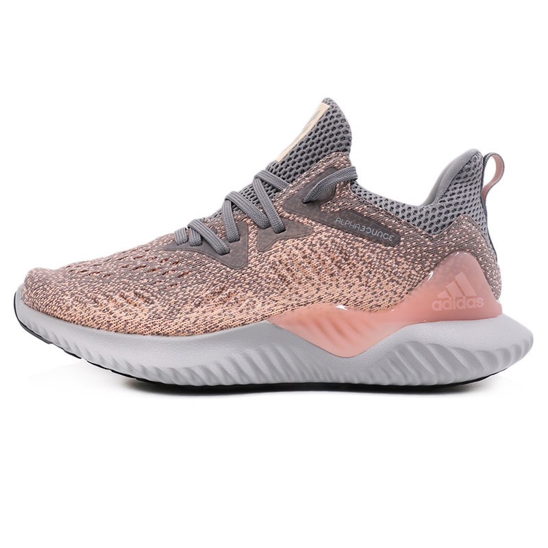 ADIDAS阿迪达斯女子秋季新款运动舒适轻便防滑跑步鞋CG5579 灰色/清澈橙 37