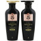 韩国 黑吕臻参焕活御时生机黑吕洗发水+护发素套装 400g+400ml