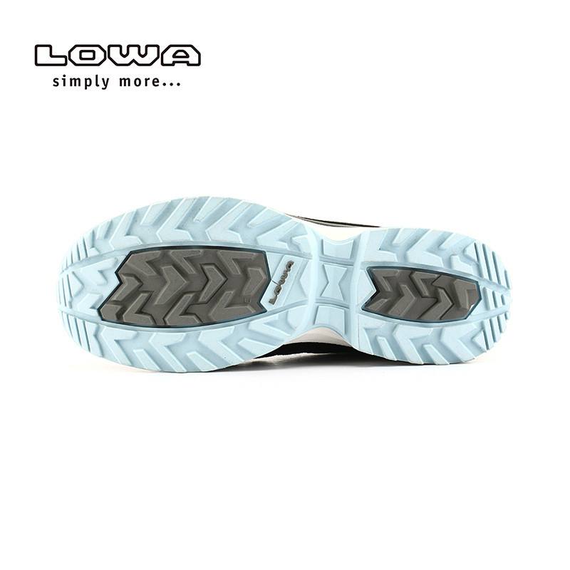 LOWA（LOWA）户外防水越野跑鞋Q3L女式低帮鞋徒步登山鞋L320616 L3206169952黑色/鲜红色 37