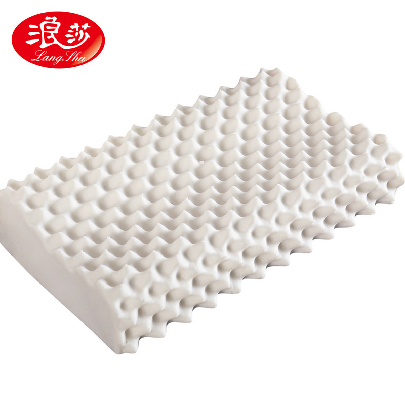 【浪莎正品】泰国进口天然乳胶枕颈椎释压保健枕 30*50cm 狼牙按摩款乳胶枕