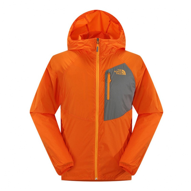 TheNorthFace/北面户外男款防风防水舒适休闲连帽夹克CAT8现 M CAT8V1Q橙色男