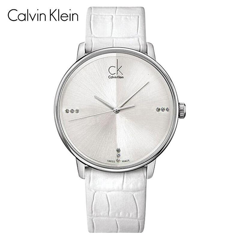 卡尔文·克莱恩(Calvin Klein)ck手表ACCENT系列瑞士真皮石英表 男士腕表 K2Y2X1C3 K2Y2X1KW男款