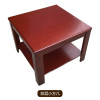 三能 办公家具办公室沙发茶几组合会客区会议接待现代中式酒店沙发贵宾商务小型真皮单三人位简约 正方形茶几