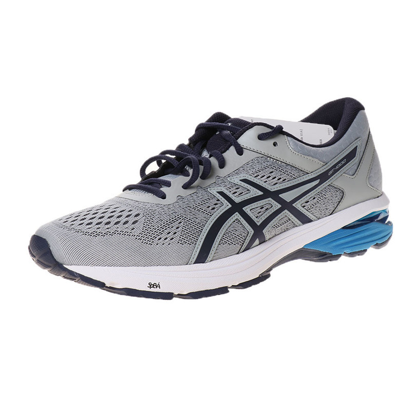 Asics/亚瑟士正品GT-10006男子减震缓冲跑步鞋T7A4N-9658 浅灰色 43.5