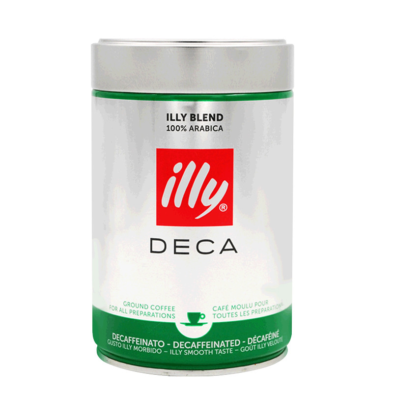 illy 意利 意大利原装意式浓缩低因咖啡粉 250克/罐